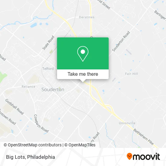 Big Lots map