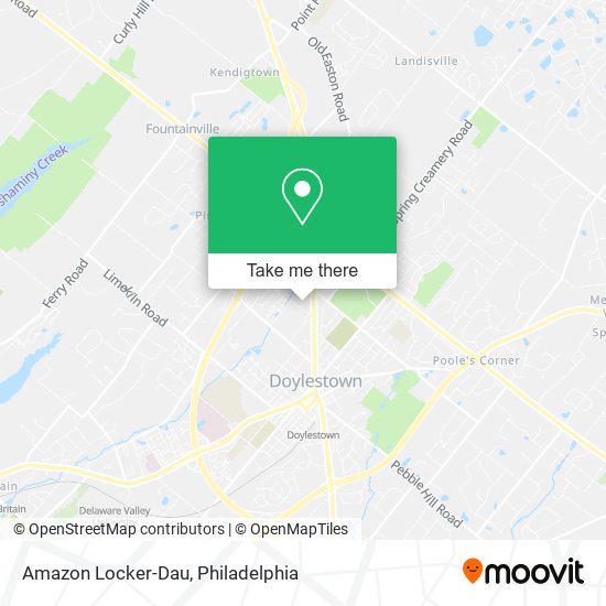 Amazon Locker-Dau map