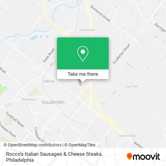 Mapa de Rocco's Italian Sausages & Cheese Steaks