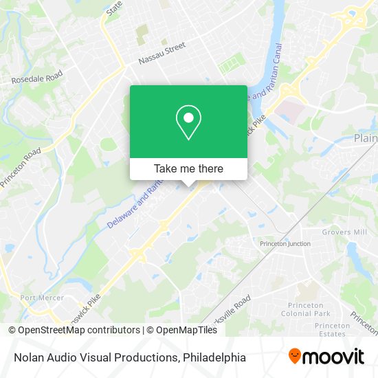 Mapa de Nolan Audio Visual Productions