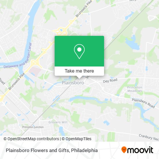 Mapa de Plainsboro Flowers and Gifts