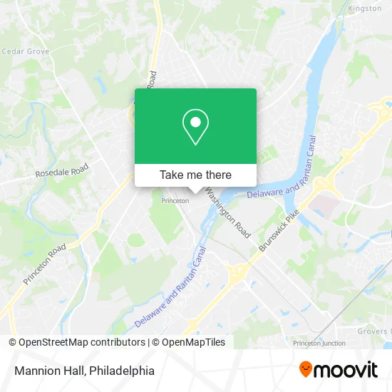 Mannion Hall map