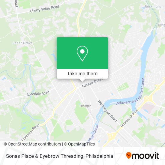 Mapa de Sonas Place & Eyebrow Threading