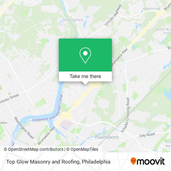 Top Glow Masonry and Roofing map