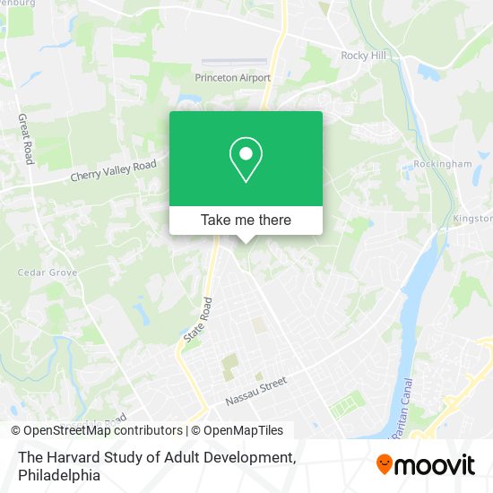 Mapa de The Harvard Study of Adult Development