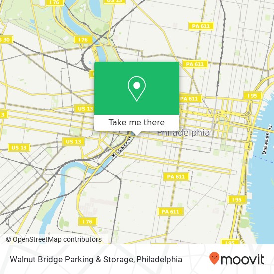 Walnut Bridge Parking & Storage map