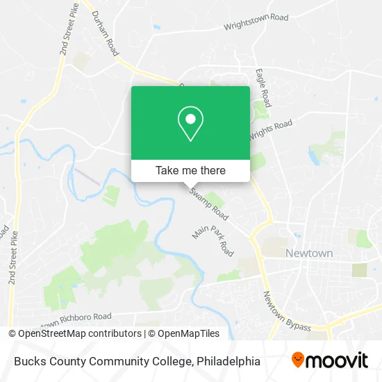 Bucks County Community College map