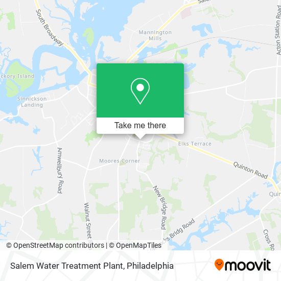 Mapa de Salem Water Treatment Plant