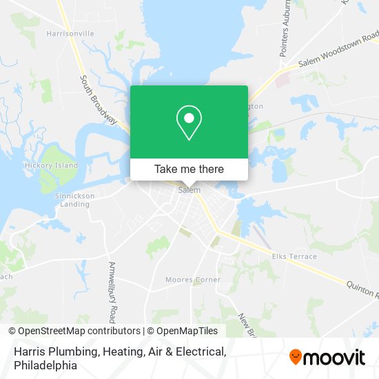 Mapa de Harris Plumbing, Heating, Air & Electrical