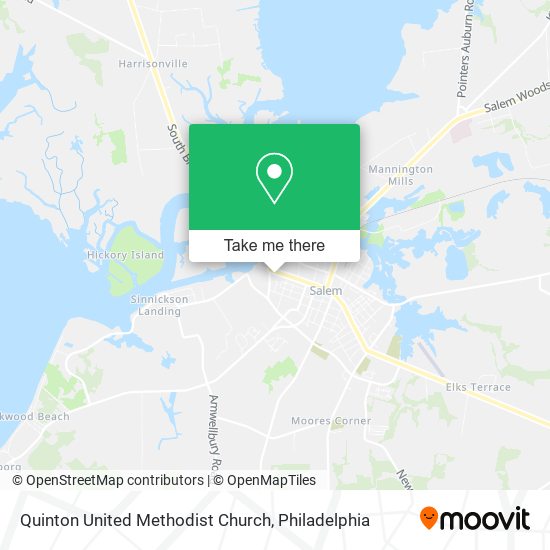 Quinton United Methodist Church map