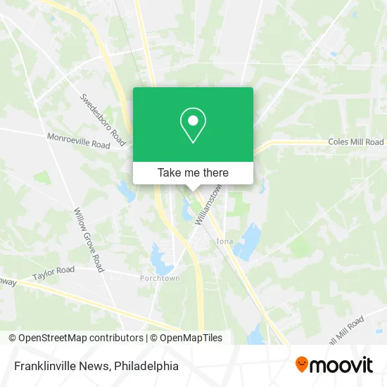 Franklinville News map