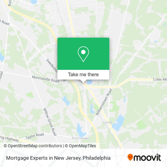 Mortgage Experts in New Jersey map