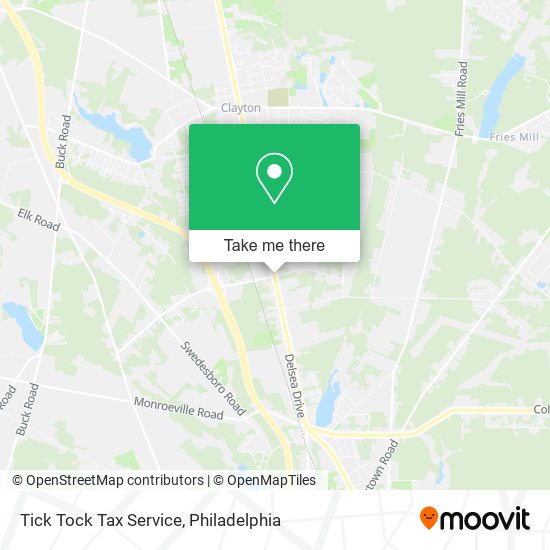 Tick Tock Tax Service map