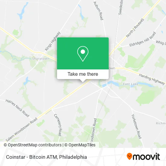 Coinstar - Bitcoin ATM map