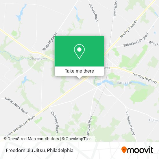 Freedom Jiu Jitsu map