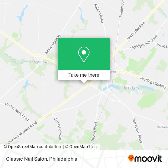 Mapa de Classic Nail Salon