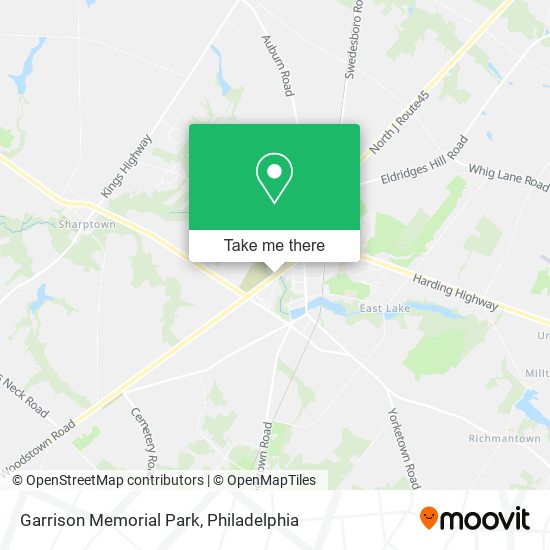 Garrison Memorial Park map