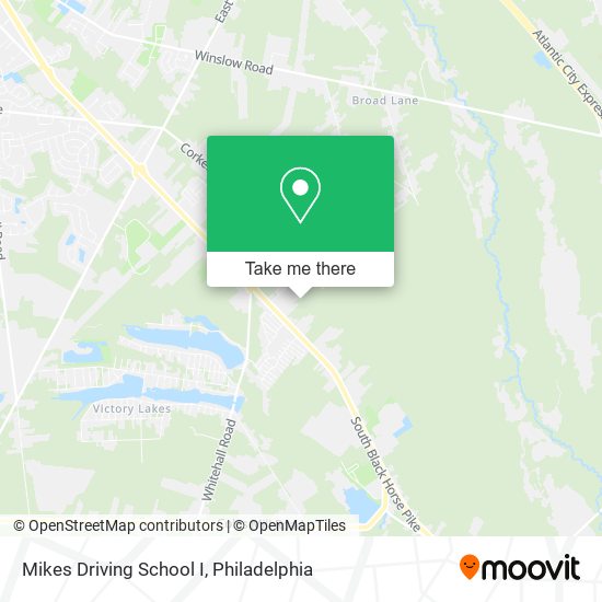 Mikes Driving School I map