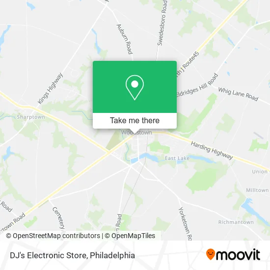DJ's Electronic Store map