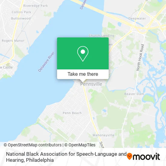 National Black Association for Speech-Language and Hearing map