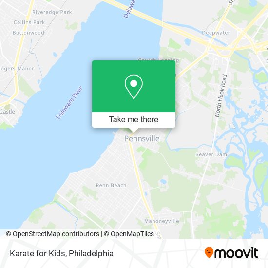 Karate for Kids map