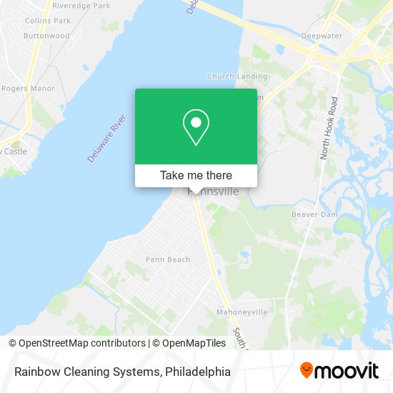 Mapa de Rainbow Cleaning Systems