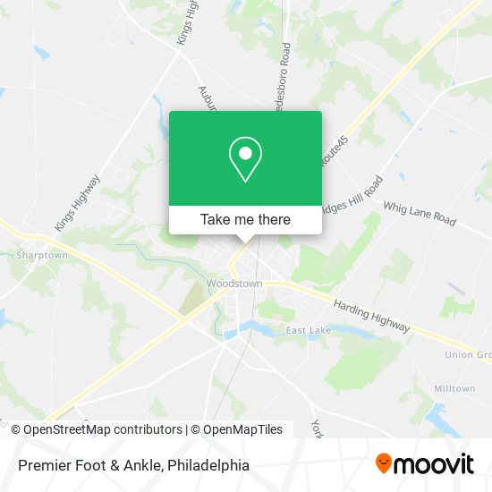 Premier Foot & Ankle map