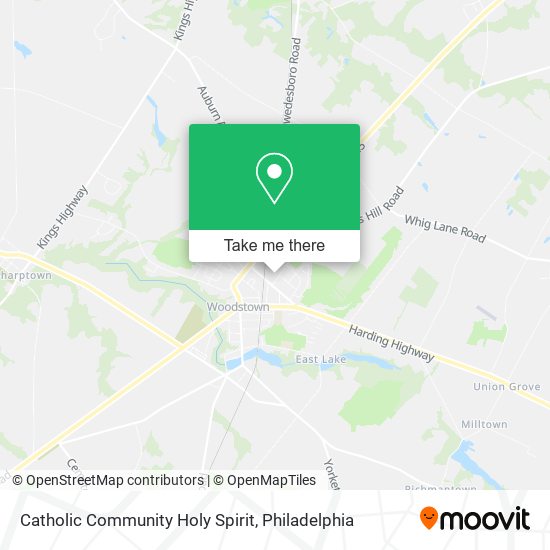 Catholic Community Holy Spirit map