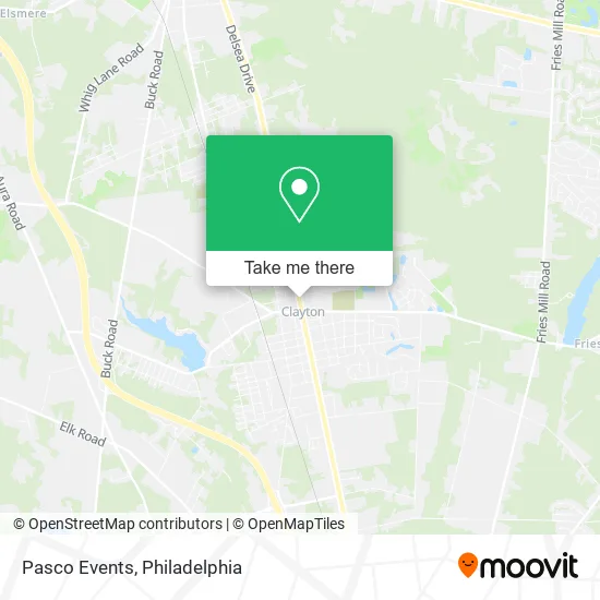 Pasco Events map