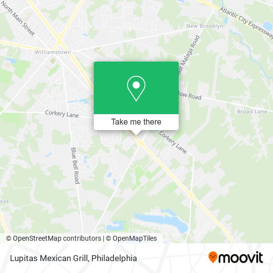 Lupitas Mexican Grill map