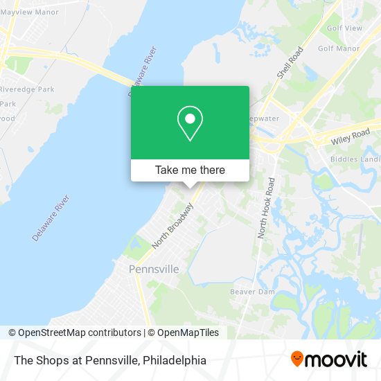 Mapa de The Shops at Pennsville