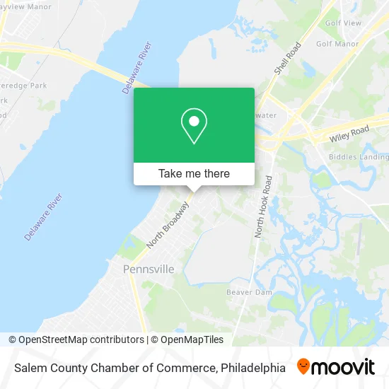 Salem County Chamber of Commerce map