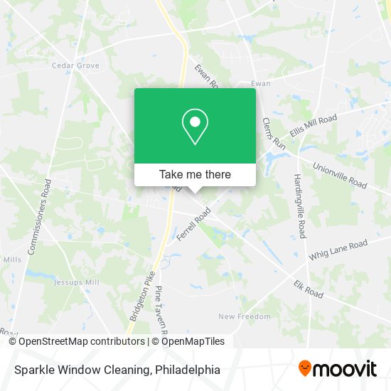 Sparkle Window Cleaning map