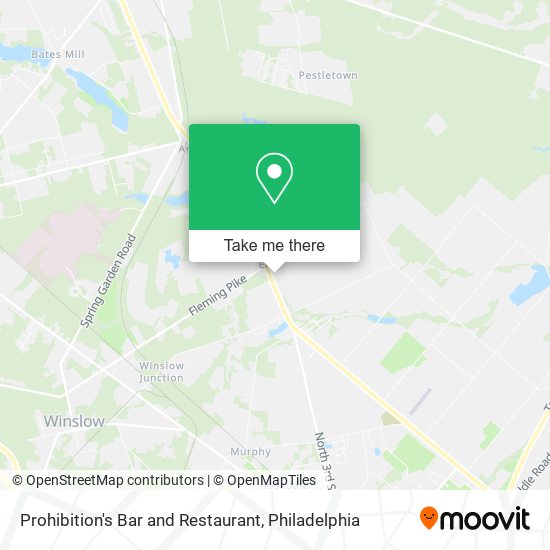 Prohibition's Bar and Restaurant map