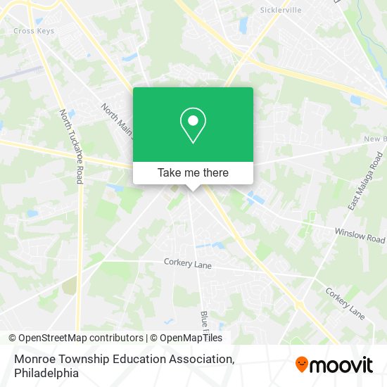 Monroe Township Education Association map