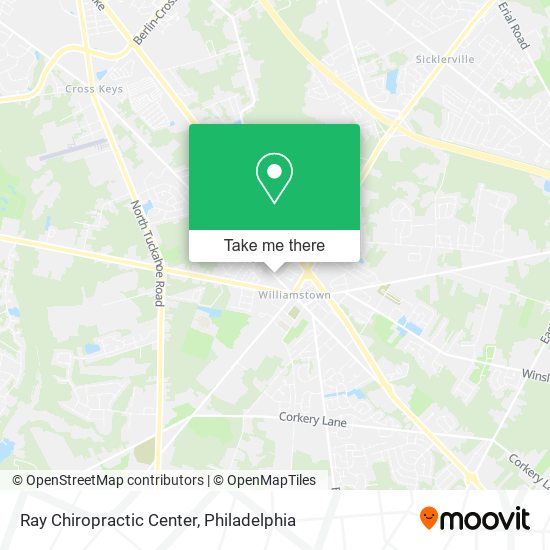 Ray Chiropractic Center map