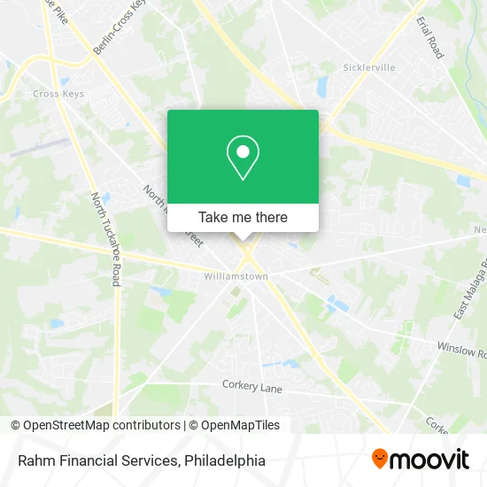 Rahm Financial Services map