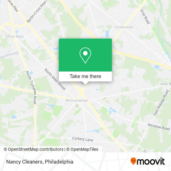 Mapa de Nancy Cleaners
