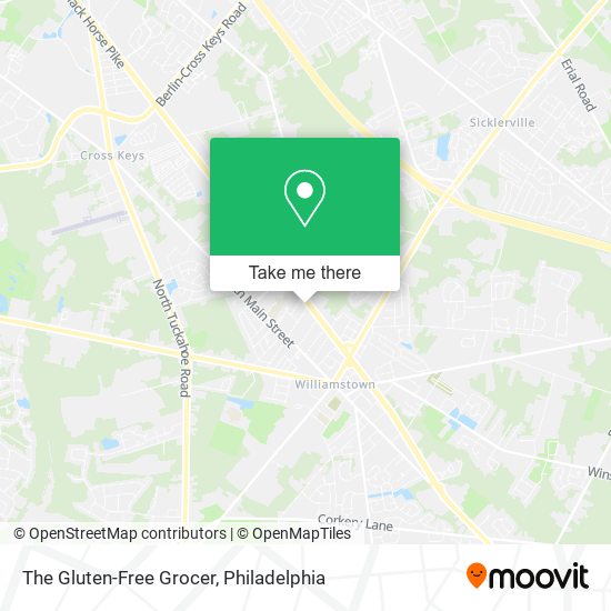 The Gluten-Free Grocer map