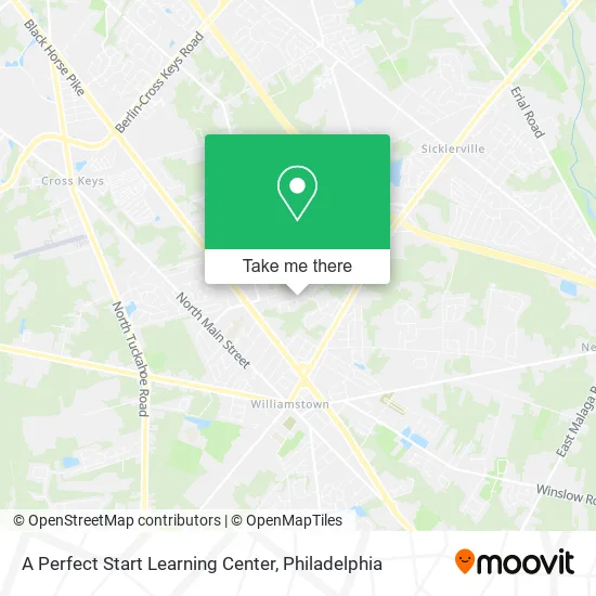 A Perfect Start Learning Center map