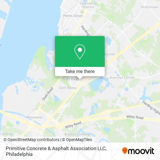 Primitive Concrete & Asphalt Association LLC map