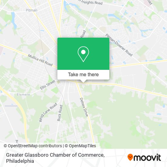 Mapa de Greater Glassboro Chamber of Commerce