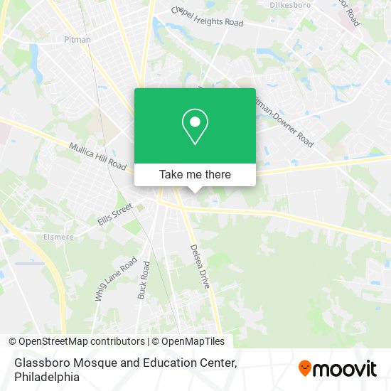 Glassboro Mosque and Education Center map