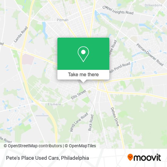 Mapa de Pete's Place Used Cars