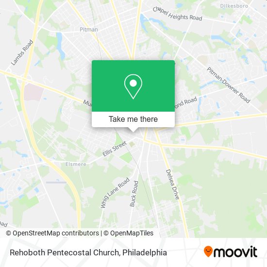 Mapa de Rehoboth Pentecostal Church