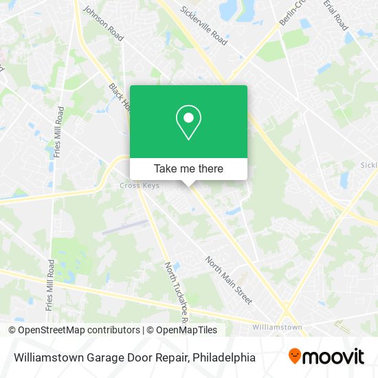 Williamstown Garage Door Repair map