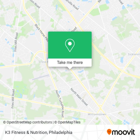 K3 Fitness & Nutrition map