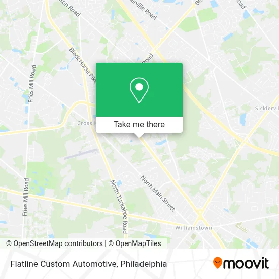 Flatline Custom Automotive map