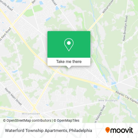 Waterford Township Apartments map