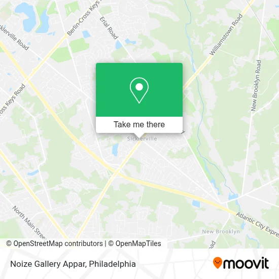 Noize Gallery Appar map